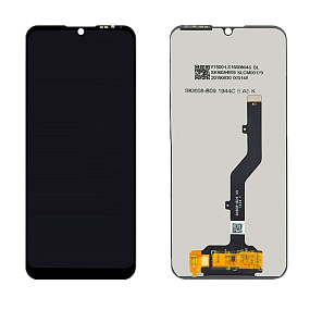 Дисплей для телефона ZTE Blade A7s 2020 в сборе с тачскрином Черный