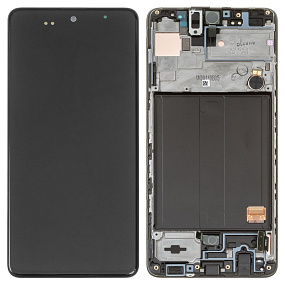 Дисплей для Samsung A515F/A516F/M317F Galaxy A51/ A51 5G/M31s + тачскрин (черный) (OLED)