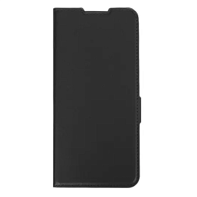 Чехол-книжка DF под кожу Realme C51/C53/Note 50 черный