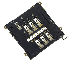 Коннектор SIM HTC One X/G23/One X+/8X/E960/E970/E975/D802 (G2)/D821/D958/K900