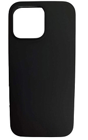 Кейс iPhone 16 Pro Silicone Case без логотипа (№018) черный