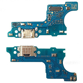 Шлейф Samsung A015F/M015F (A01/M01) плата системный разъем/микрофон (узкий коннектор)
