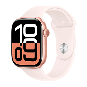 Часы наручные Apple Watch S10 42mm розовое золото