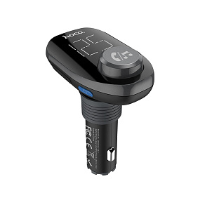 FM-модулятор Hoco E45 (Bluetooth, MicroSD, 2USB, дисплей)(УЦЕНКА)б/у, не работает USBзарядка